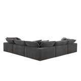 Aiden & Ivy Sereen 6-piece Fabric Sectional