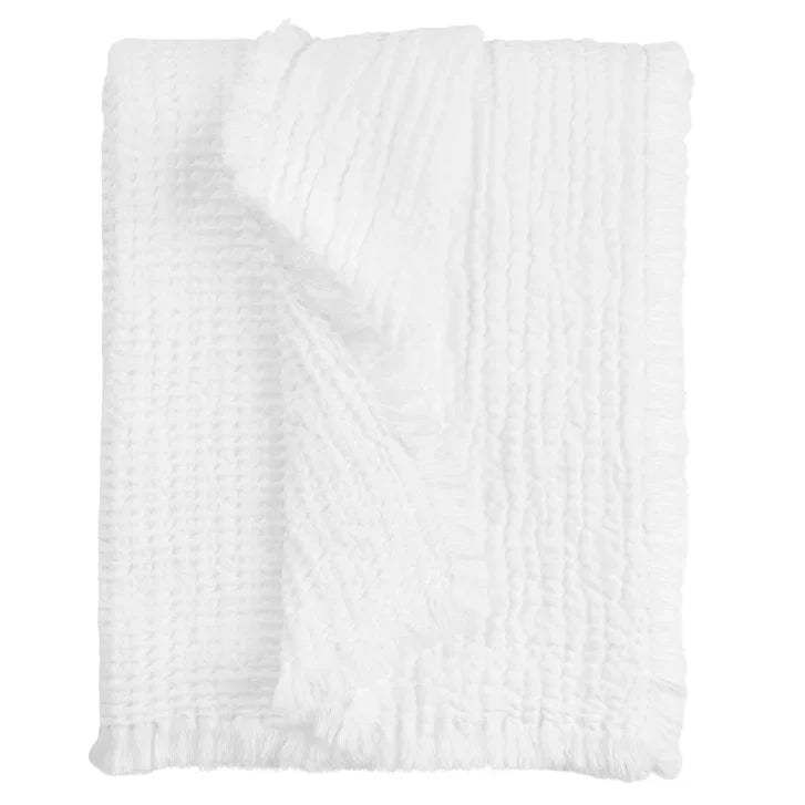House & Home by Lynda Reeves European Collection - Cotton Waffle Throw
