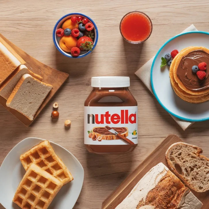 Nutella Hazelnut Spread with Cocoa, 2 × 1 kg