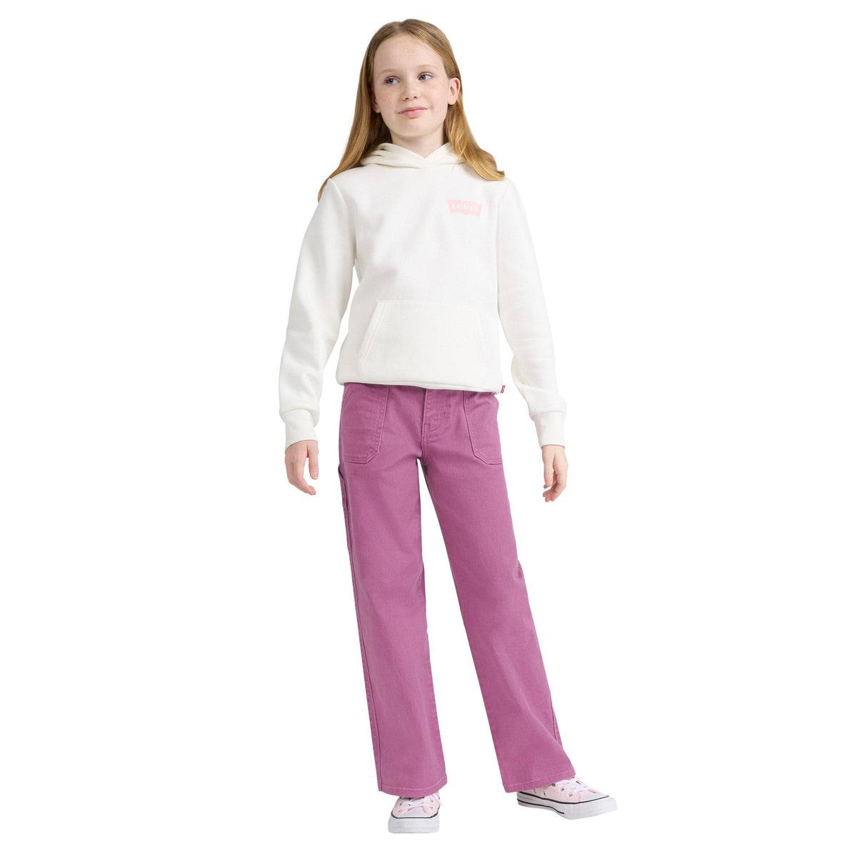 Levi's Girls' Cotton-Blend Carpenter Jeans