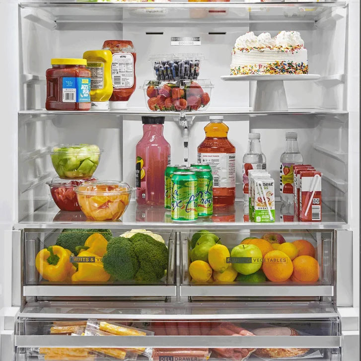 Whirlpool 36 in. 31 cu ft. Standard Depth French Door Refrigerator with Interior Water Dispenser