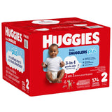 Huggies Little Snugglers Plus Diapers, Sizes 1 - 2