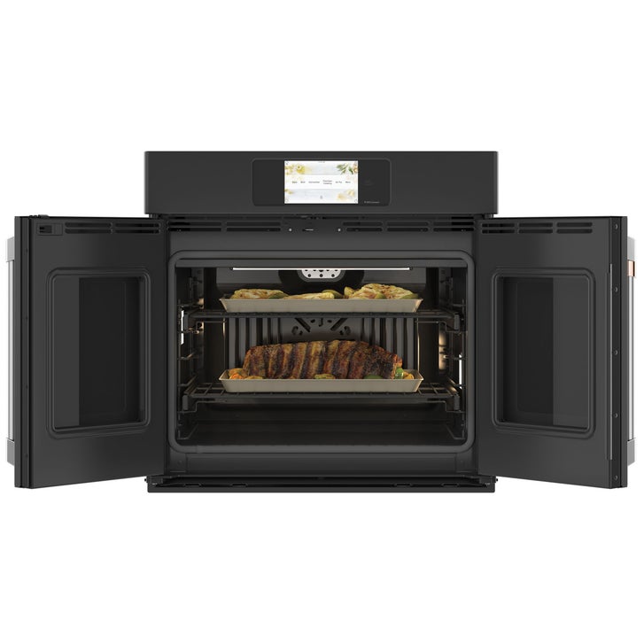 Café 30 in. 5.0 cu. ft. Electric French-Door Single Wall Oven with True European Convection