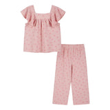 Andy & Evan Girls Textured Knit 2-piece Set