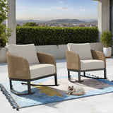 Florina 2-piece Patio Rocking Chair Set