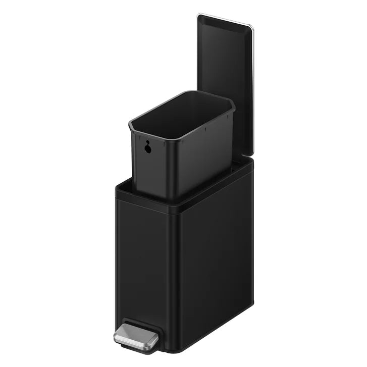 EKO 6.7L Step Trash Can, 2-pack