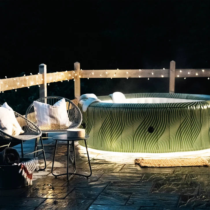 MSPA Meteor Round Bubble-jet Spa with LED light strip