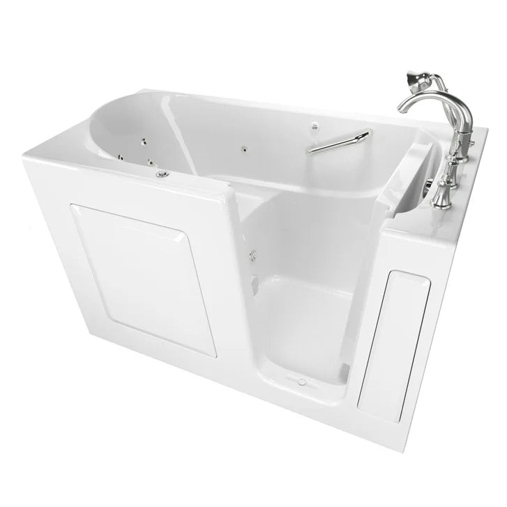American Standard 30 in. × 60 in. Walk-in Bathtub with 13 Jet Whirlpool System, In-line Heater and QuickDrain