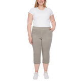 Up! Women’s Garment Wash Pull-on Capri