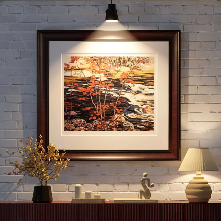The Red Maple Framed Print by A.Y. Jackson