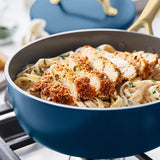 GreenPan GP5 Ceramic Non-Stick Cookware set with Gold Handles, 15-pieces
