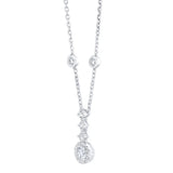 Round Brilliant Diamond Necklace (0.65 ctw)
