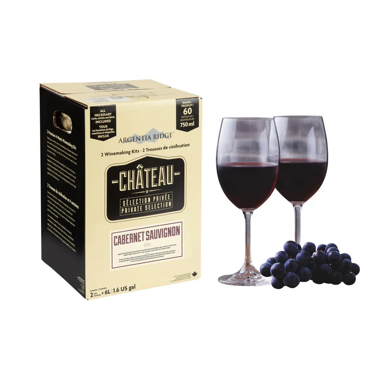 Argentia Ridge Chàteau Private Selection Cabernet Sauvignon Wine Kit