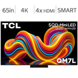 TCL 65" Class - QM7L Series - 4K UHD SQD-Mini LED TV