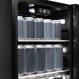 Danby 19 in. 3.1 cu ft. Stainless Steel Freestanding Beverage Center