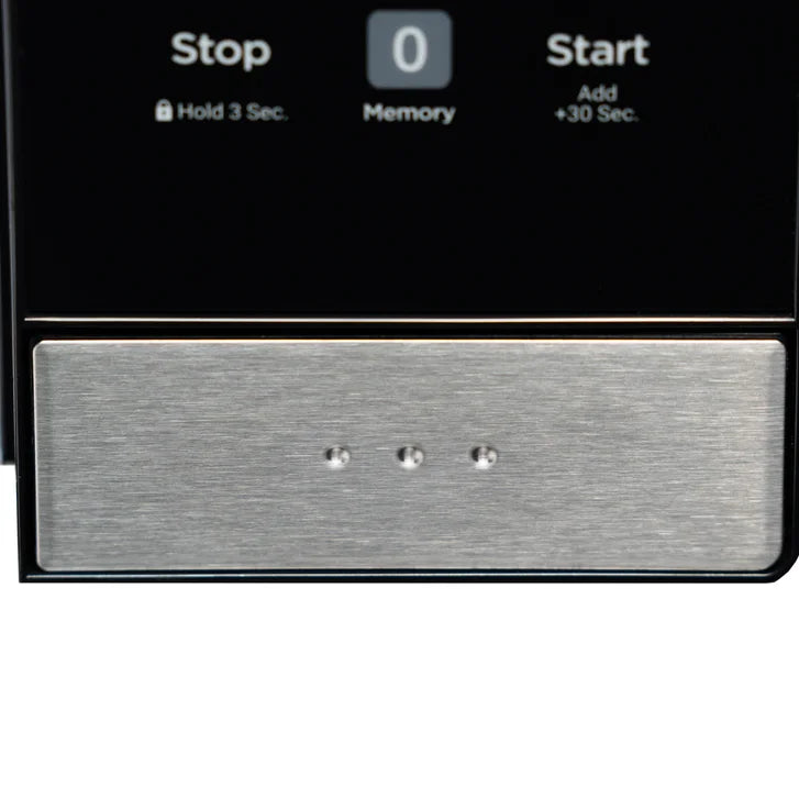 Danby 0.9 cu.ft. Countertop Microwave - Black and Stainless Steel