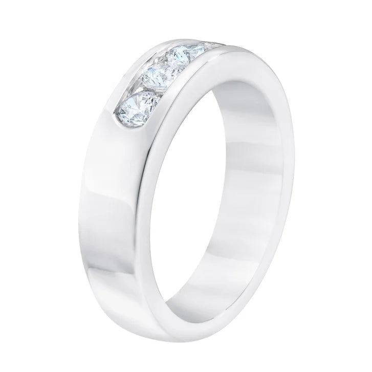 Men's Round Brilliant Diamond Ring (0.95 ctw)