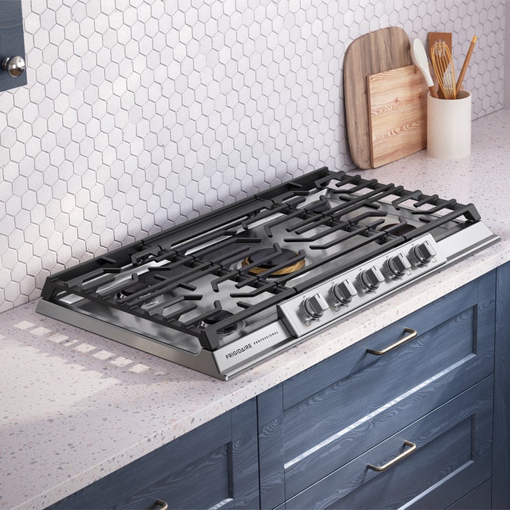 Frigidaire Professional 36 in. Stainless Steel Gas Cooktop with EvenTemp Burner