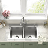 American Standard Raviv 32-Inch Stainless Steel Kitchen Sink With Pull-down Faucet