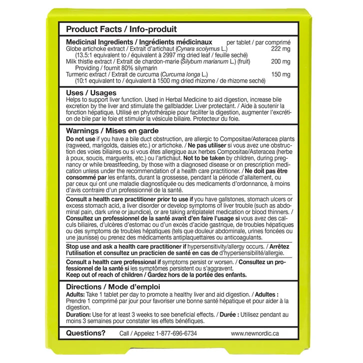 New Nordic Active Liver 3 x 30 Tablets