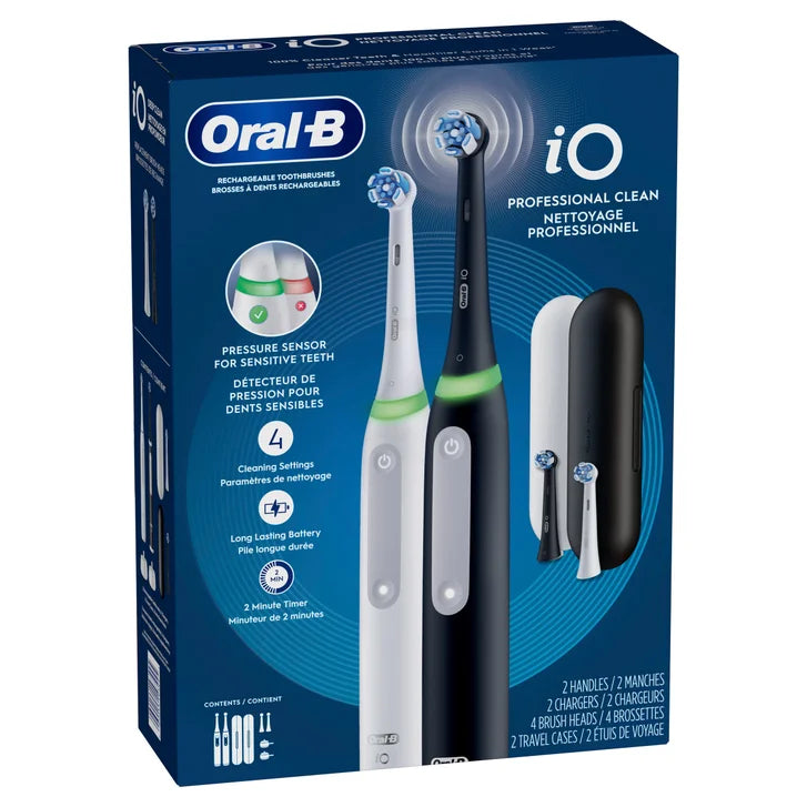 Oral-B iO Series Professional Clean Electric Toothbrush, 2-pack