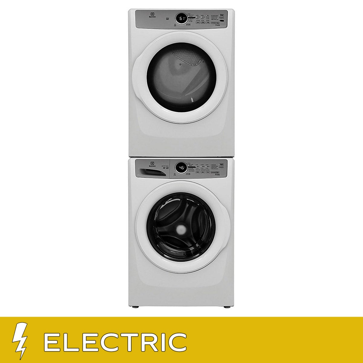 Electrolux 3 Series Laundry Bundle 5.1 cu ft. Front Load Washer and 8.0 cu ft. Electric Dryer with Stacking Kit