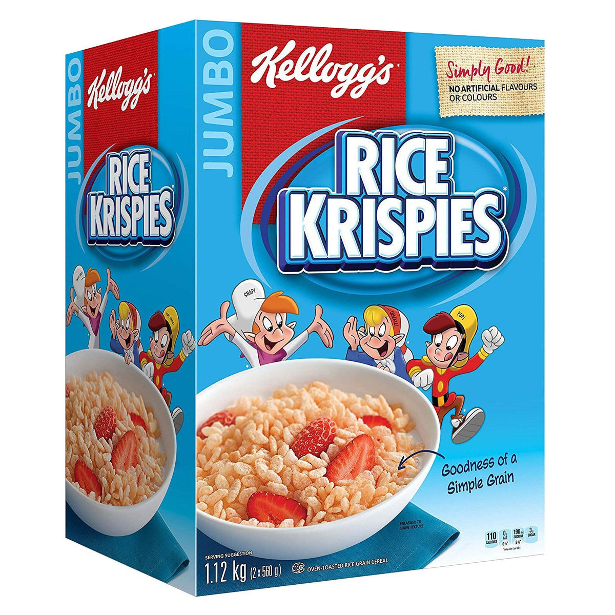 Kellogg's Rice Krispies Cereal, 1.12 kg