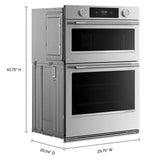 KitchenAid 30 in. Electric Microwave and 5.0 cu ft. Wall Oven with Even-Heat True Convection