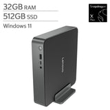Lenovo IdeaCentre Mini-Desktop, Snapdragon X Plus X1P-64-100 - 32GB RAM, 512GB SSD