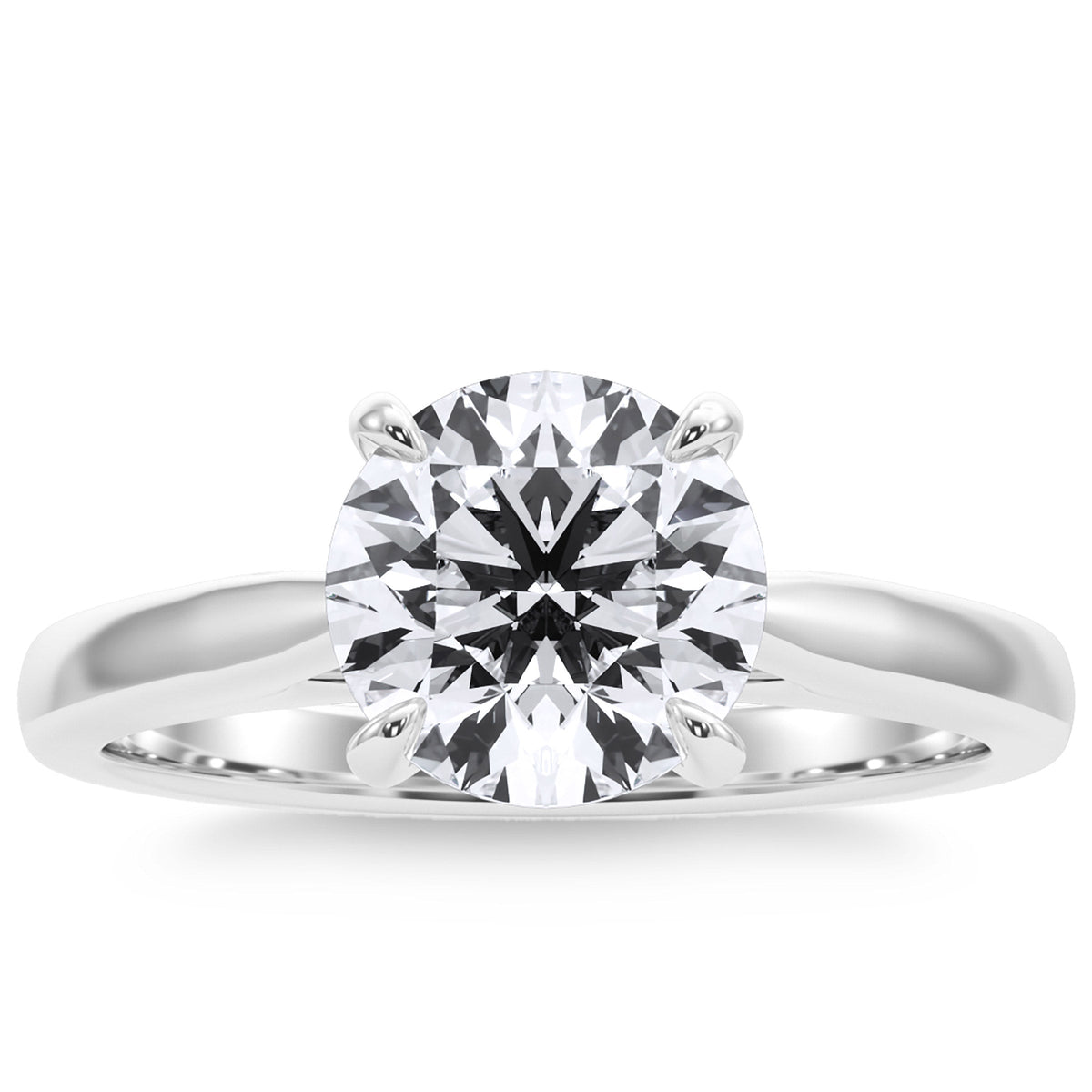 Round Brilliant Diamond Solitaire Ring (1.50 ct)