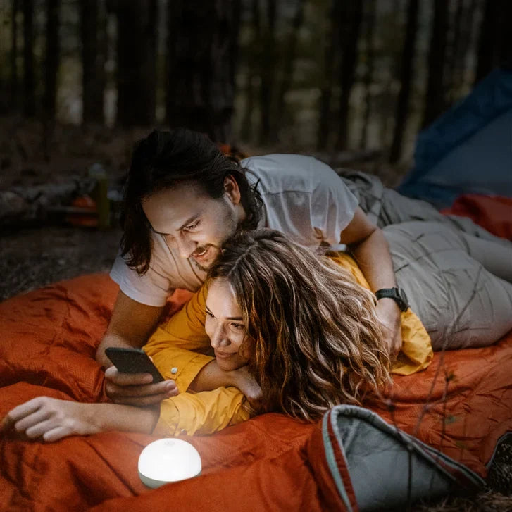 Camelion Rechargeable Camping Fan with LED Light