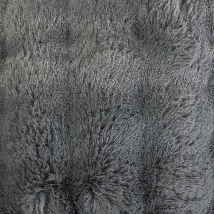 Oasis Home by Nemcor Luxe Faux Fur Decorative Pillow, 2-pack