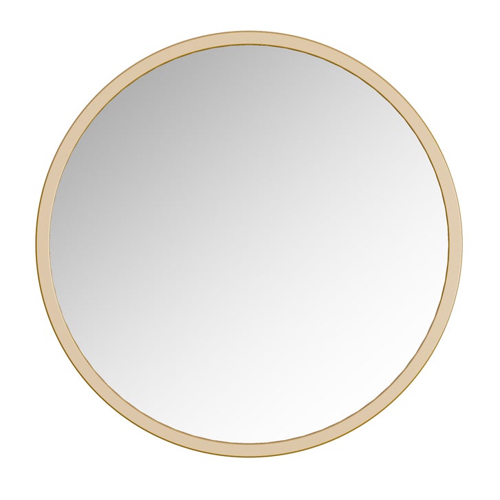 Appollo Stanley Modern Round Metal Framed Mirror