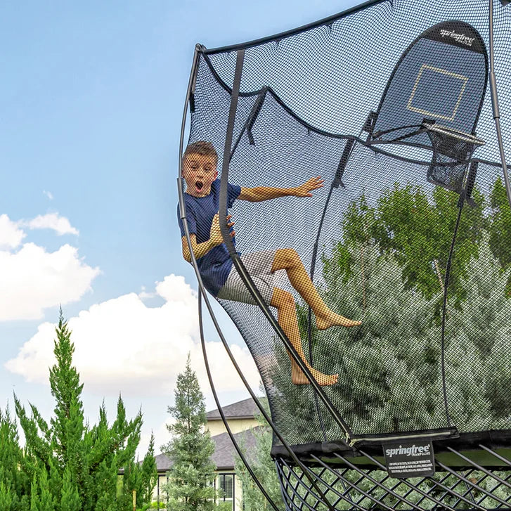 Springfree 11 x 13 ft. Jumbo Rectangle Trampoline Bundle