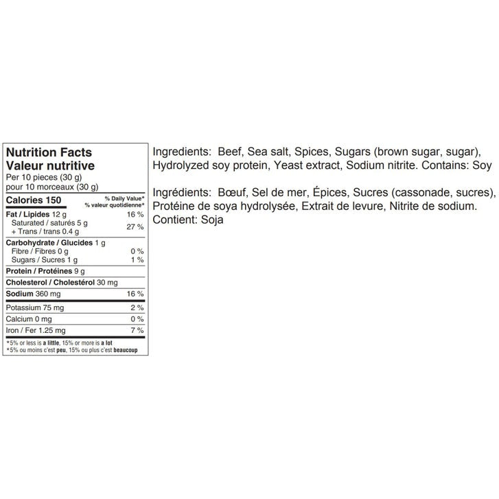 Big Chief Beef Jerky, 12 × 80 g