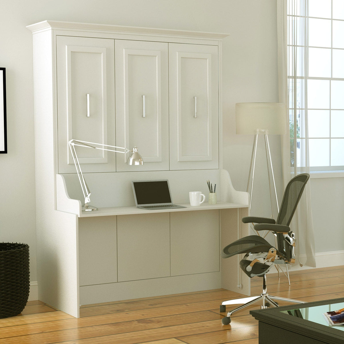 Bed & Room Porter Queen Wall Bed with Desk