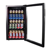 Frigidaire 18 in. 3.4 cu ft. Glass Door Compact Refrigerator with Reversible Door
