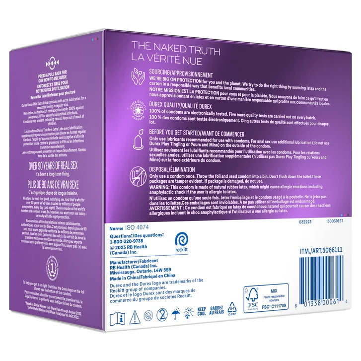 Durex Sensi-Thin Condoms, pack of 60