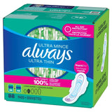 Always Ultra Thin Long Super Pads, 88-count