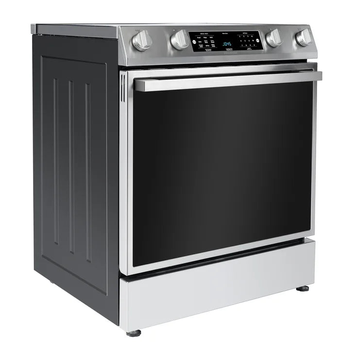 Hisense 30 in. 5.8 cu ft Stainless Steel Electric Slide-In Range with Air Fry and True Convection