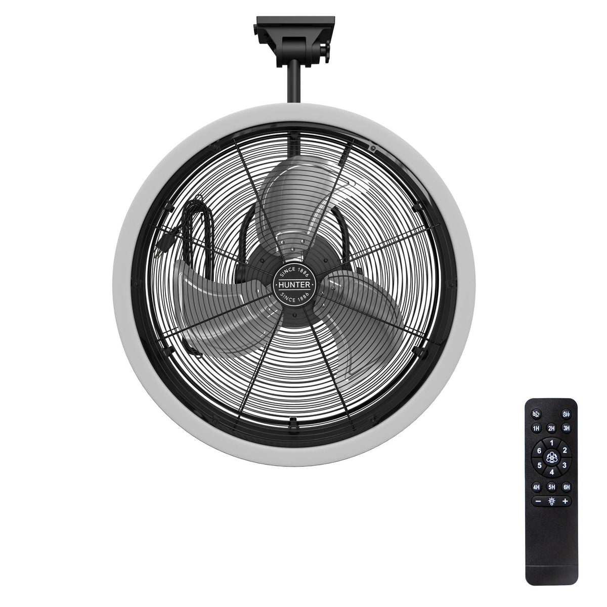 Hunter DualMount 23 in. Garage Fan
