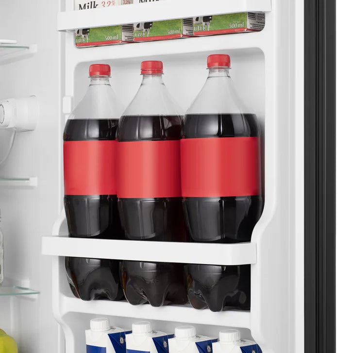 Hisense 33 in. 3.3 cu ft. Black Compact Fridge with Reversible Curved Door