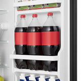 Hisense 33 in. 3.3 cu ft. Black Compact Fridge with Reversible Curved Door
