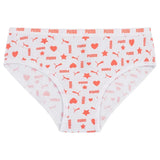 Puma Girls' Cotton Blend Bikini Underwear, 11-Pack