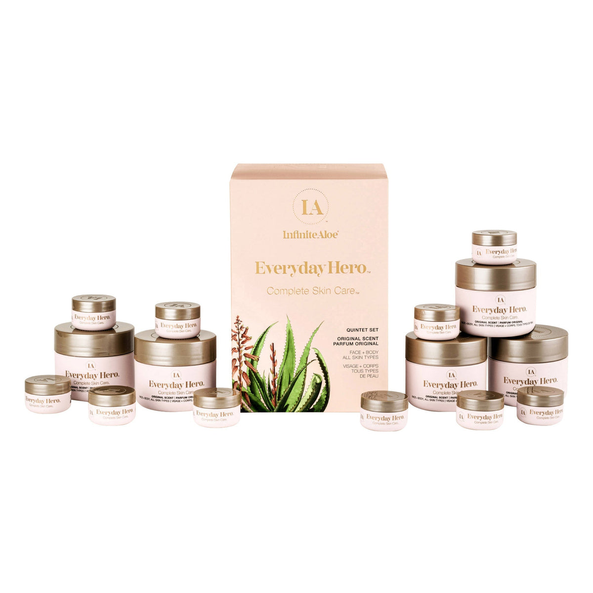 InfiniteAloe Cream - 15 Piece Set