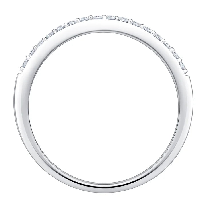 Round Brilliant Diamond Two Row Band (0.28 ctw)