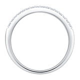 Round Brilliant Diamond Two Row Band (0.28 ctw)