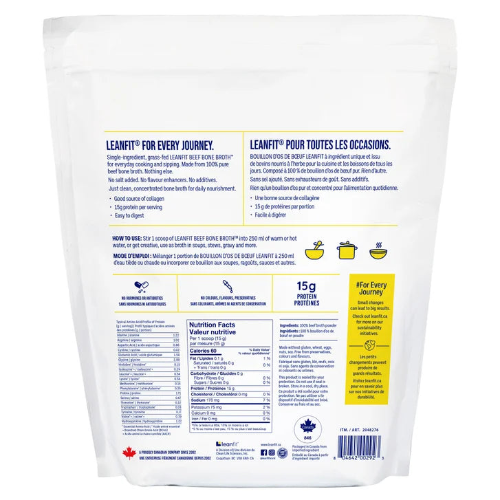 Leanfit Bone Broth, 1 kg