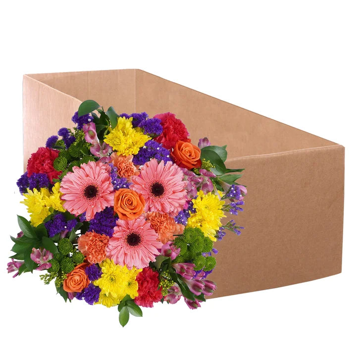 Carnival Bouquet with Vase