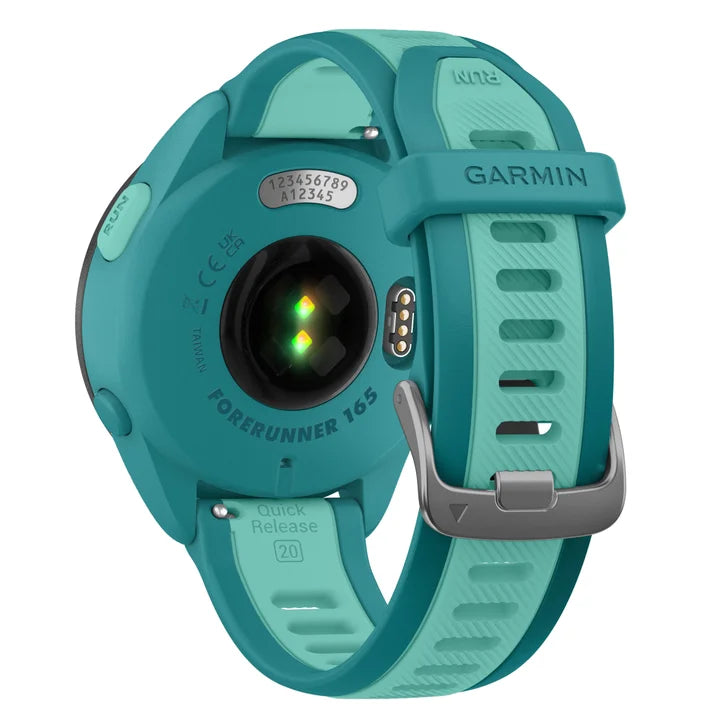 Garmin Forerunner 165 Smartwatch, Music Edition, includes USB-C and USB-A Charging Cables